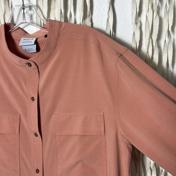 Prana Railay Button Down Long Sleeve Tunic Top Relaxed Fit M - Picture 8 of 15